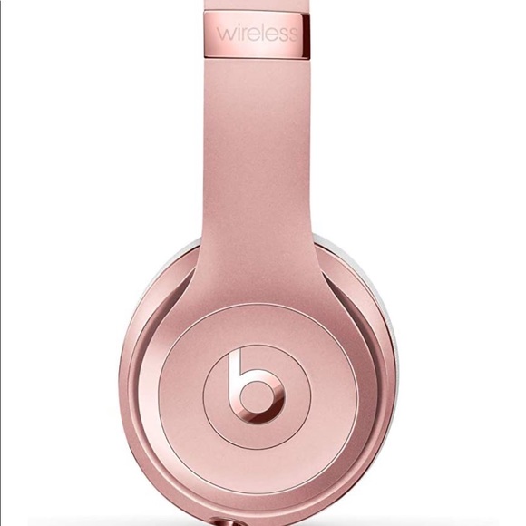 Beats Solo3 Wireless On-Ear Headphones - Rose Gold - Picture 3 of 5